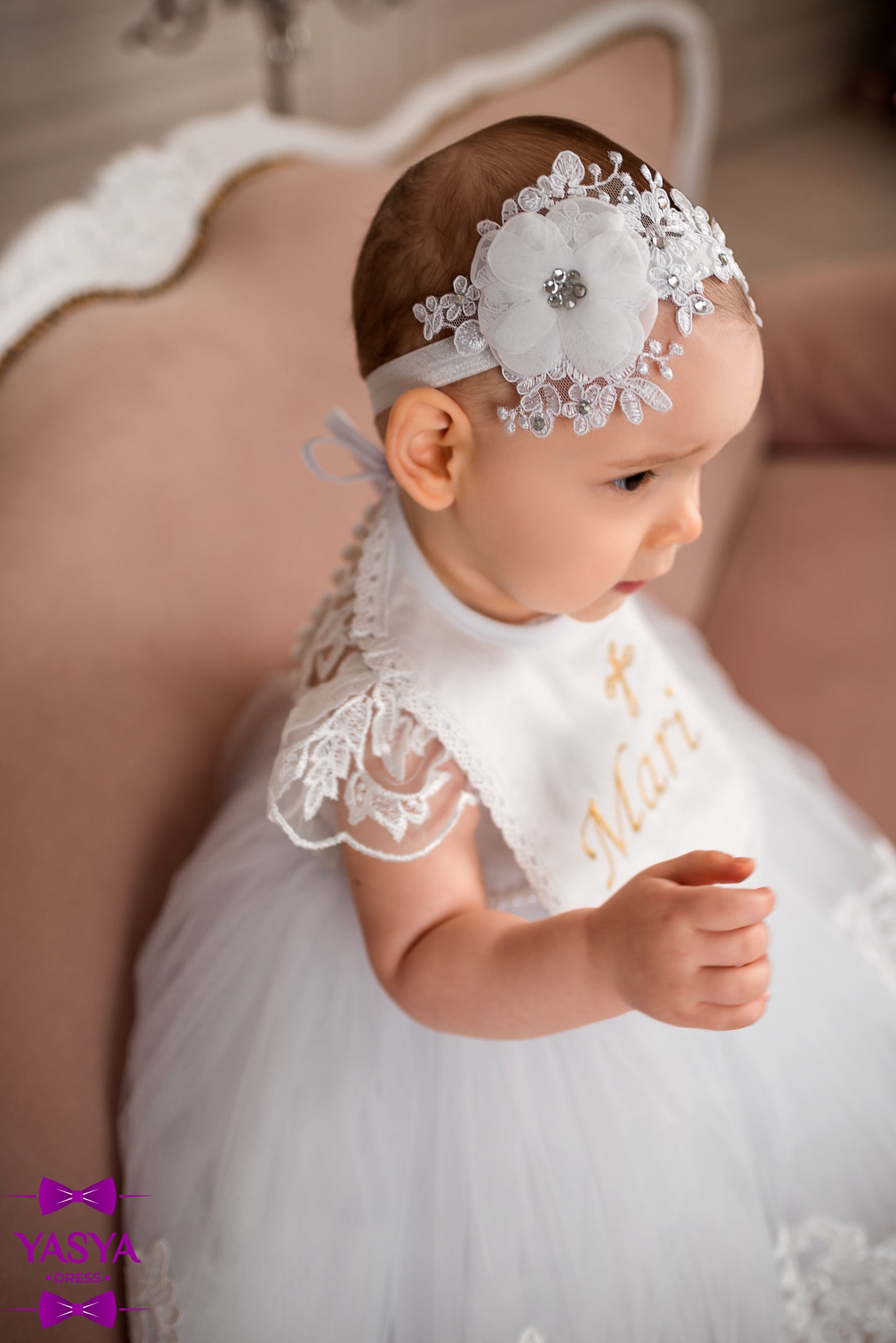 Elegant Baby Baptismal Dress