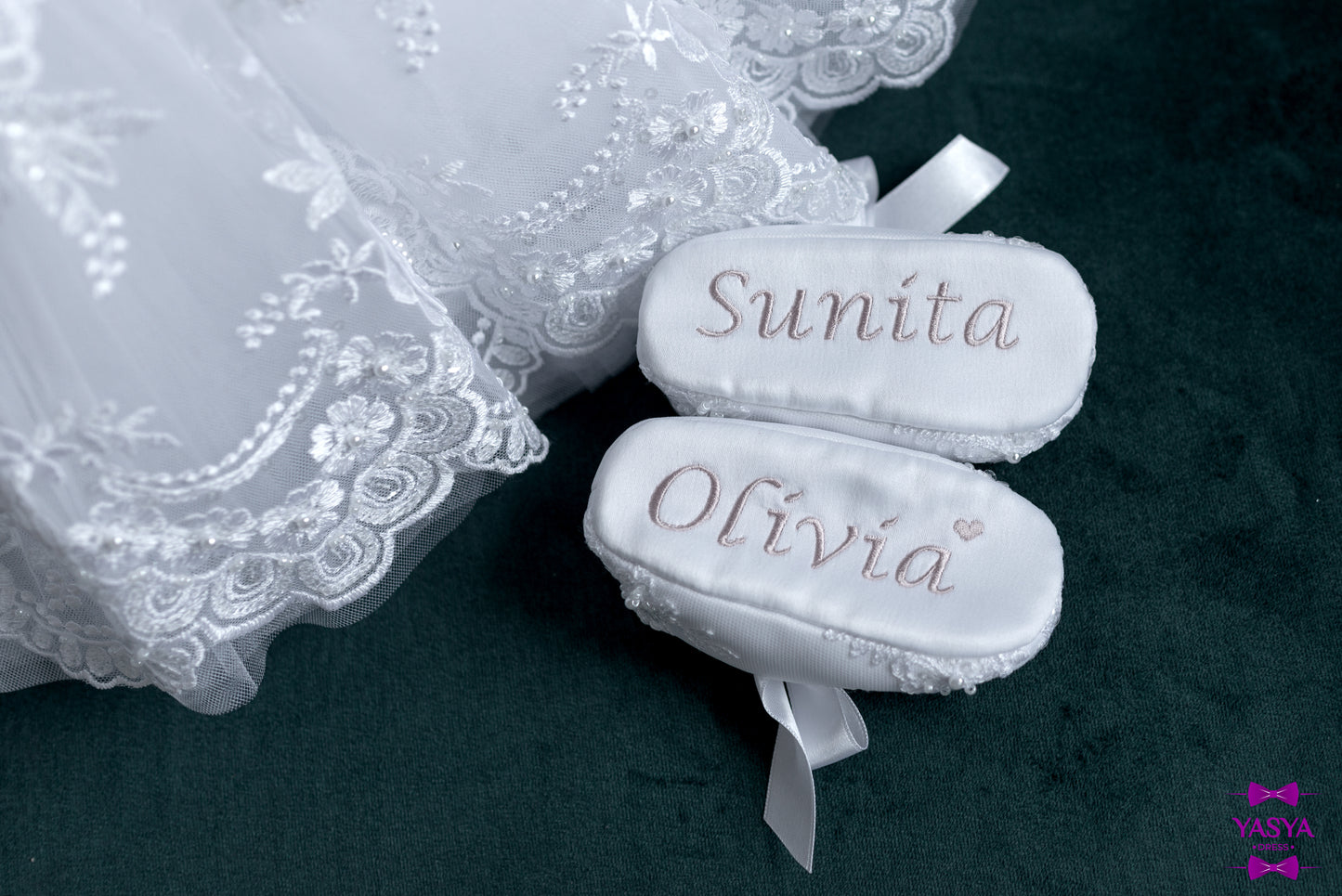 personalization baptism shoes