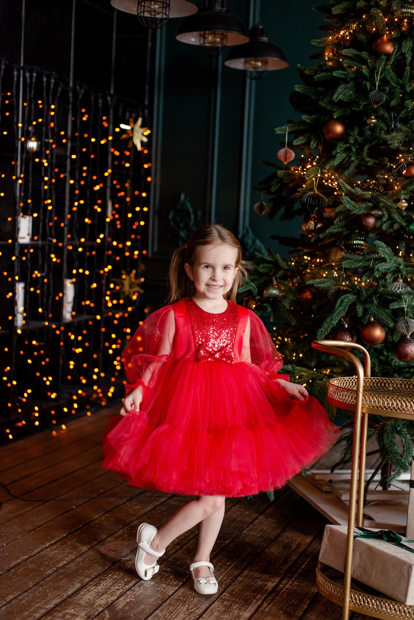 Red Christmas Dress for Girls