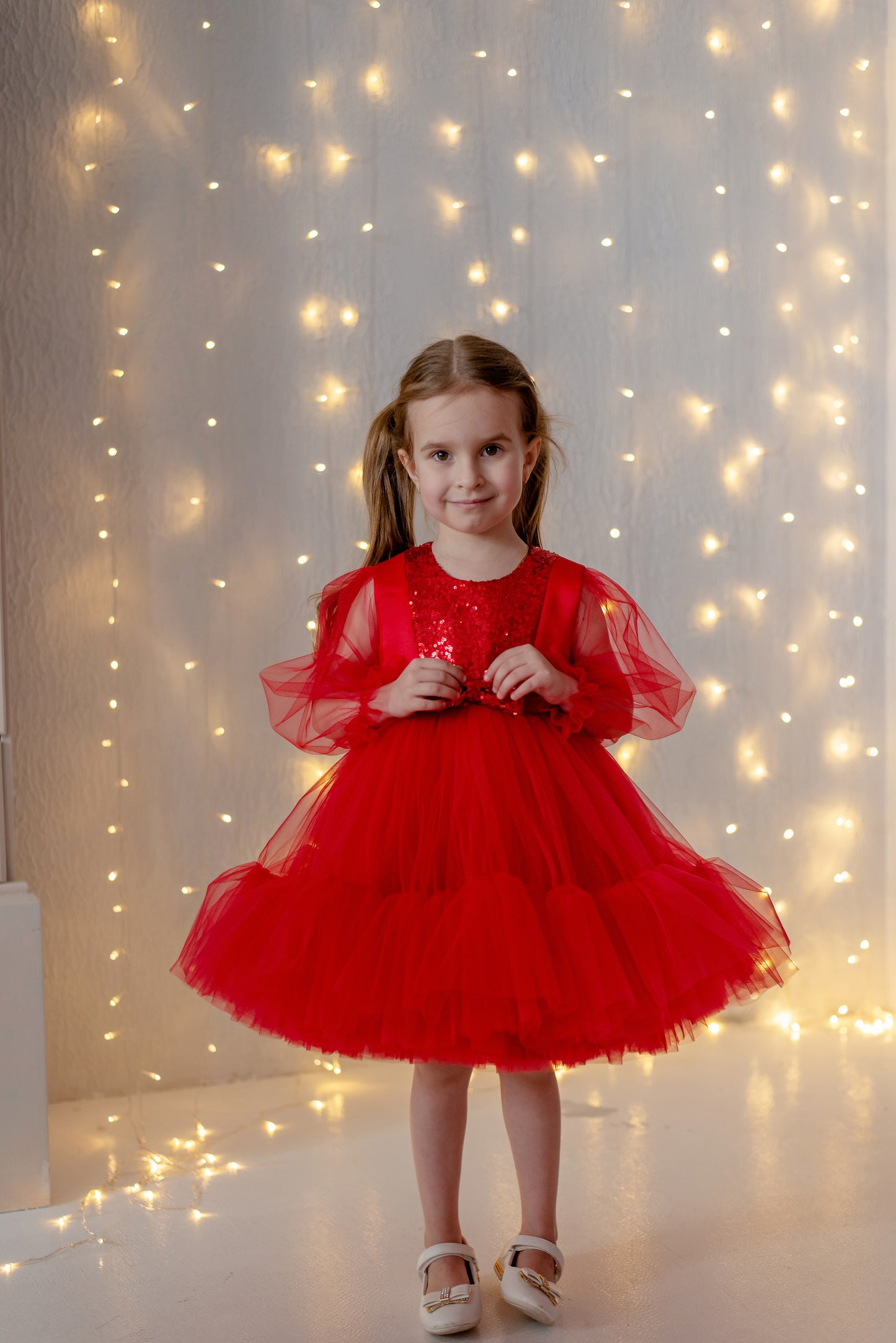 Red Christmas Dress for Girls