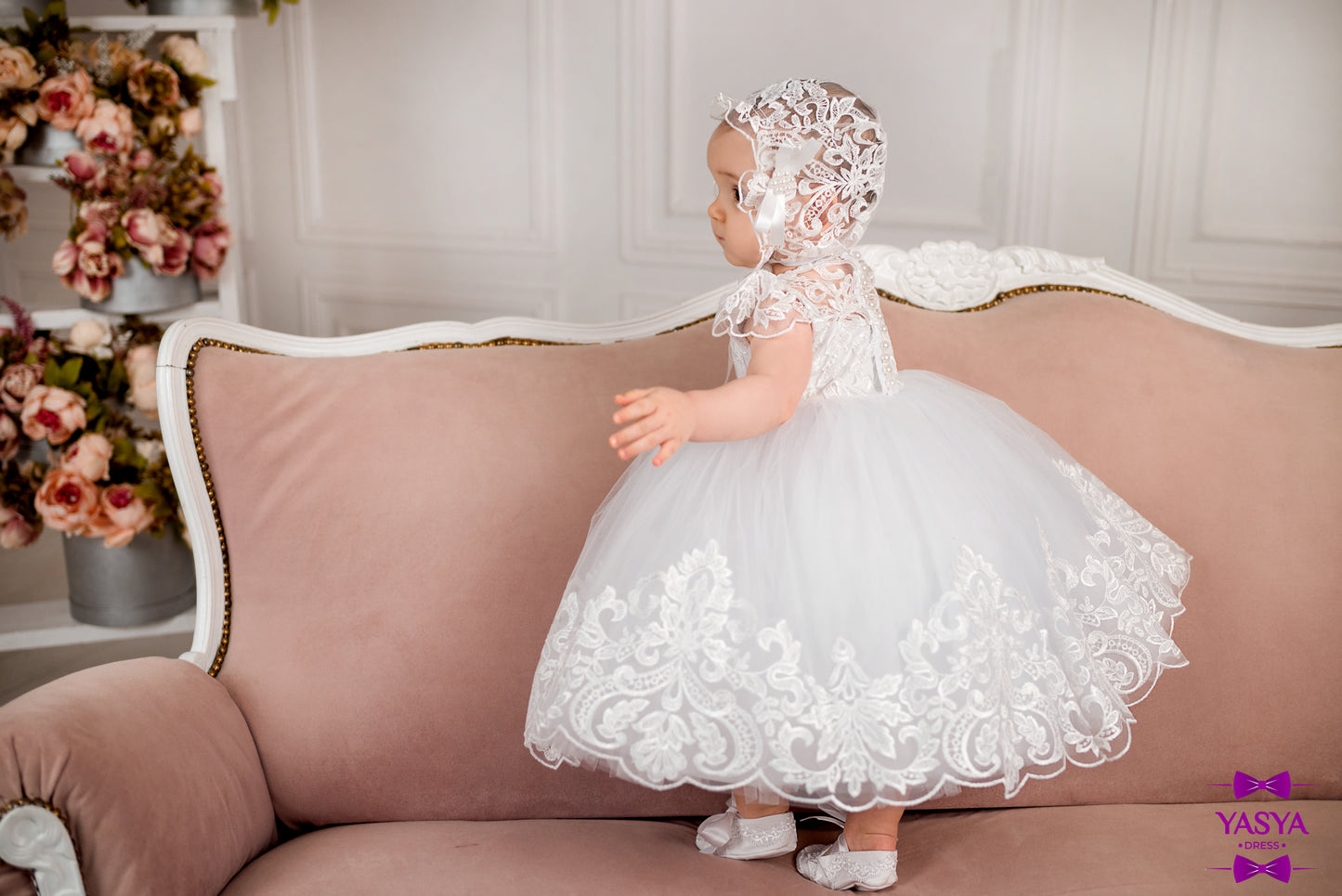 Elegant Baby Baptismal Dress
