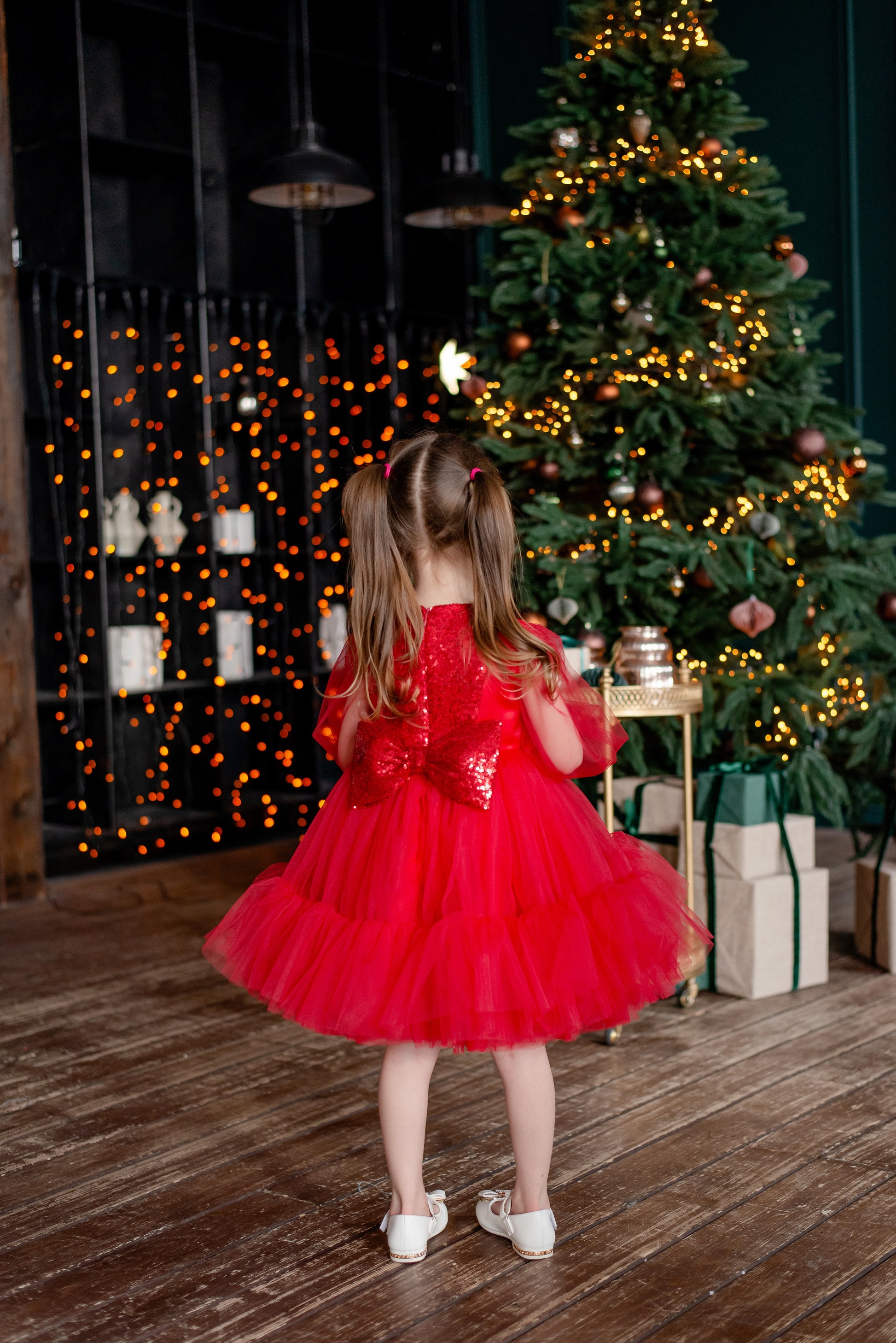 Red Christmas Dress for Girls