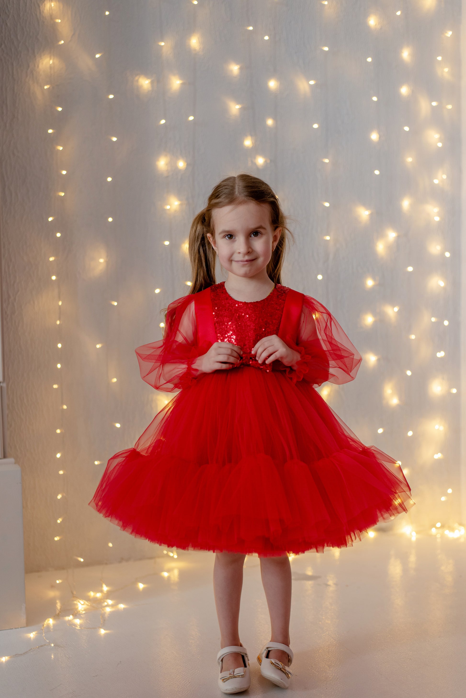 Red Christmas Dress for Girls