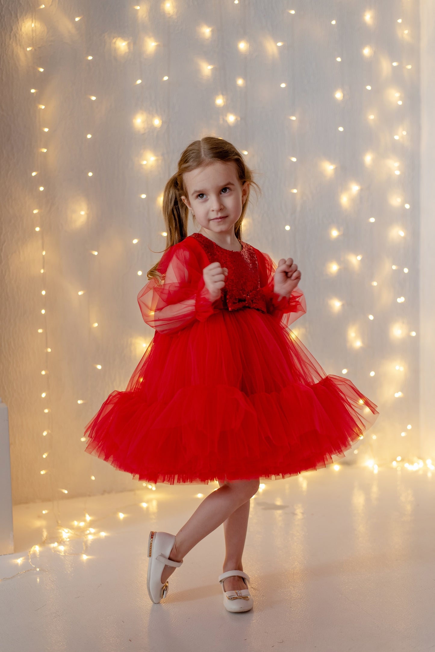 Red Christmas Dress for Girls
