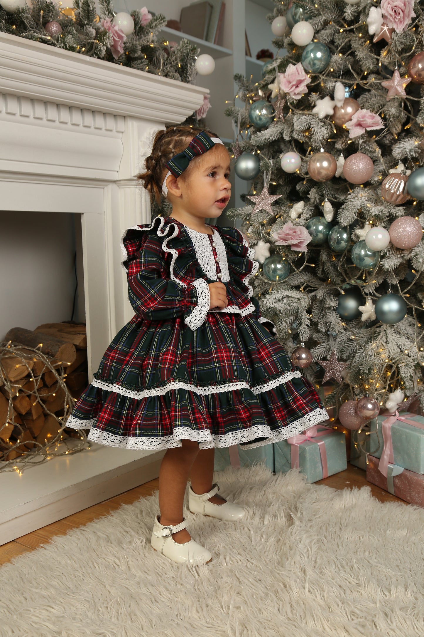 Toddler plaid dress